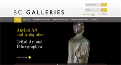 Desktop Screenshot of bcgalleries.com.au